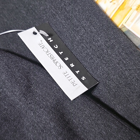 Petite Sophisticate Elegant High Waisted Stretch Pants Size 0 New - Picture 4 of 8